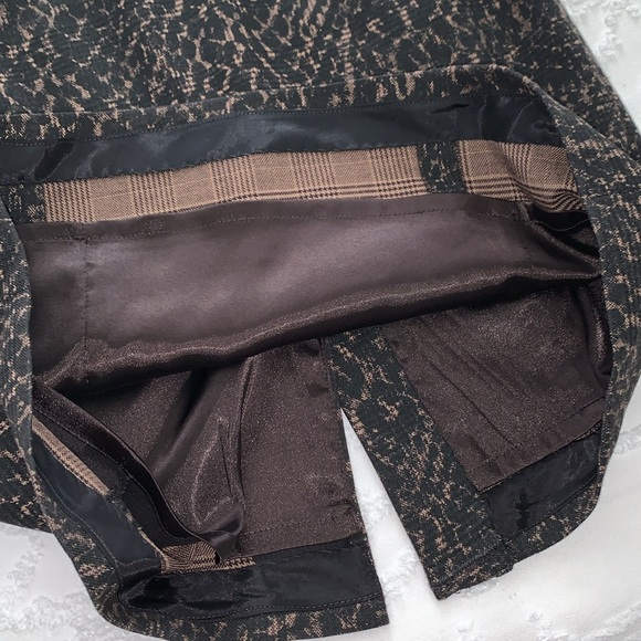 TAHARI SLEEVELESS DRESS BLACK AND BROWN - Picture 8 of 10